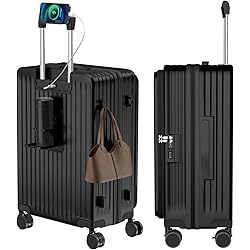 Amazon.co.jp: [Yuweijie] スーツケース キャリーケース 片開き 拡張
