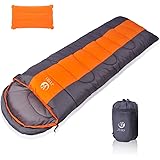 Sembo 寝袋 封筒型 防水シュラフ 春 冬 オールシーズン 【最低温度-12度】1.0kg-2.4kg 丸洗い可能 2個連結使用可能 車中泊 登山 キャンプ 防災用