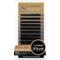 Amazon | lashidol マツエク斬新なLカール フラットラッシュ ブラック