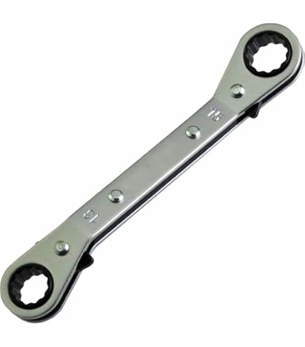 Amazon | 切替式ラチェットメガネレンチ 方向切替レバー付 72