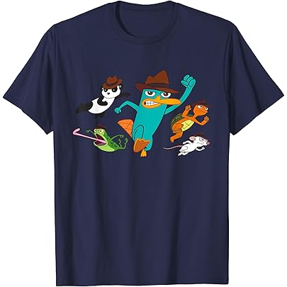 Amazon | フィニアスとファーブ : 宇宙に負けない燭台 Tシャツ | T