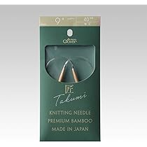 Amazon.co.jp: Clover クロバー棒針「匠」4本針〈短〉20cm 9号 54-459