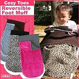 コージートーズ フットマフ ダルメシアン ブラック