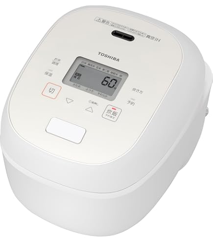 Amazon.co.jp: 東芝 グランホワイト 真空IH 炎匠炊き [IH炊飯器 (5.5合