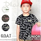 スケボー総柄半袖Ｔシャツ/GOAT(ゴート) 夏150 ブラック