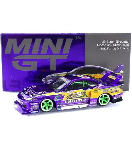 Amazon | TrueScale Miniatures MINI GT 1/64 ニッサン シルビア (S15