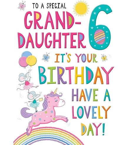 thumbnail image 2 of Twizler 6th Birthday Card For Girl With Dressing Table – Age 6 Birthday Card – Age 6 Card – Age 2 of 14