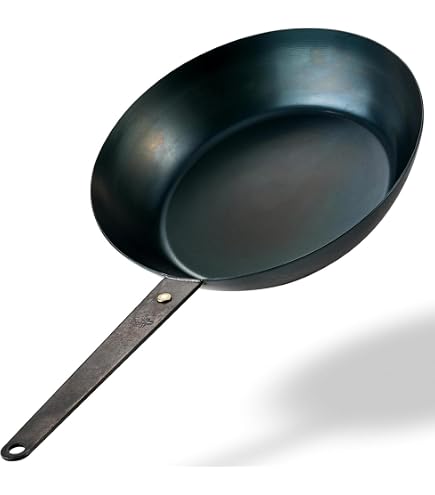 Amazon | 木屋 鉄製 打ち出しフライパン 24cm 鉄 山田工業所 | 木屋