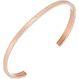 Daniel Wellington( ダニエルウェリントン ) バングル ブレスレット Classic Cuff クラシックカフ レディース メンズ (ローズゴールド/ラージ) ［並行輸入品］ DW00400001 [並行輸入品]