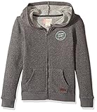 Roxy Big Girls' Close to See U Zip-up Hoodie Sweatshirt Charcoal Heather 8 [並行輸入品]