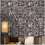 Tiean 3dウォールペーパーレンガストーン素朴な効果自己粘着壁ステッカーホーム装飾