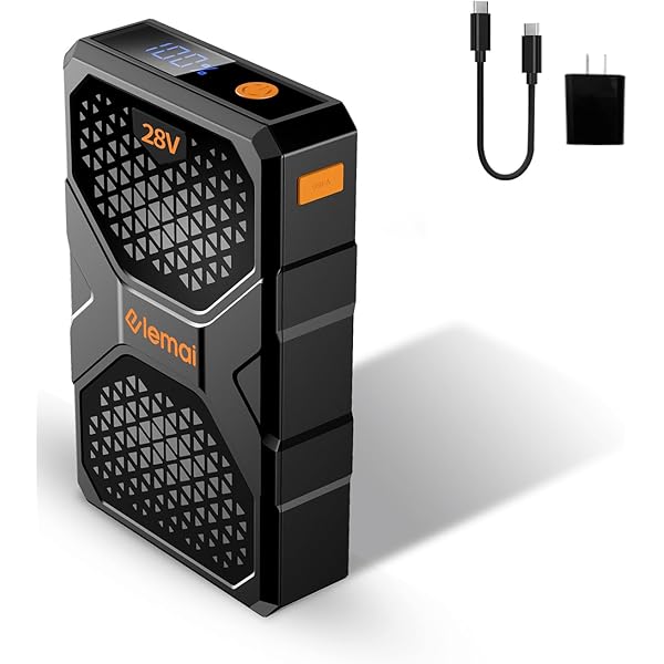 Amazon.co.jp: [elemai] NEWモデル 28V超超高電圧出力 30000mAh