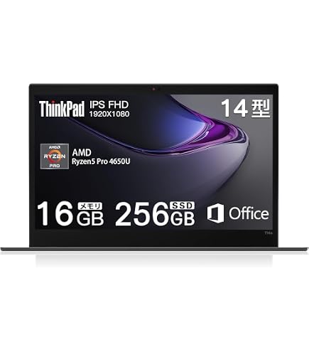 Amazon.co.jp: Lenovo ThinkPad T14 Gen 4ノートパソコン 14インチ IPS