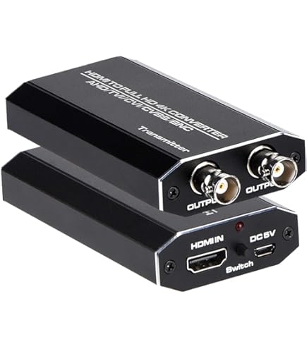 AHD→HDMI/AHD ビデオコンバーター変換アダプター Amazon | HDMI to AHD 変換アダプター HDMI-AHD 変換 フルHD 4K