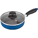 和平フレイズ ミニ フライパン 16cm ブルー ガラス蓋付 お弁当 離乳食 少量調理に ガス火専用 かちこれ RB-1918