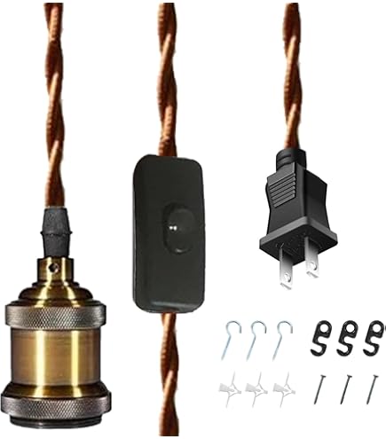 Amazon.co.jp : FSLiving コンセント式 コード長さ180cm on・off