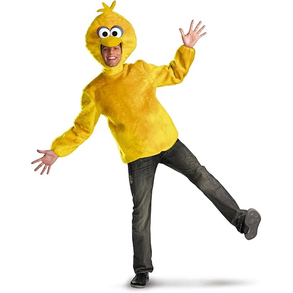 Disguise Men's Sesame Street Elmo Bodysuit Costume, Red/White