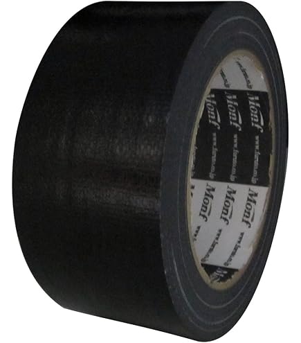 Amazon | 古藤工業 Monf No.860 安全標示用布粘着テープ 黄/黒 幅50mm
