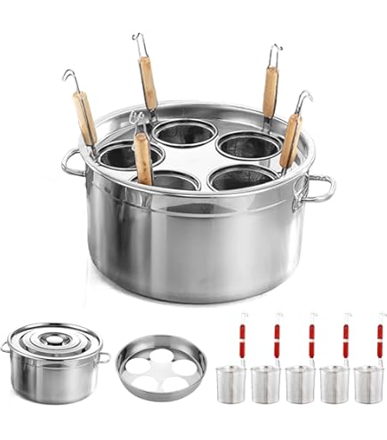 Amazon｜EBM 18-8 ゆで麺鍋用リング φ145×5穴 Cタイプ｜両手鍋