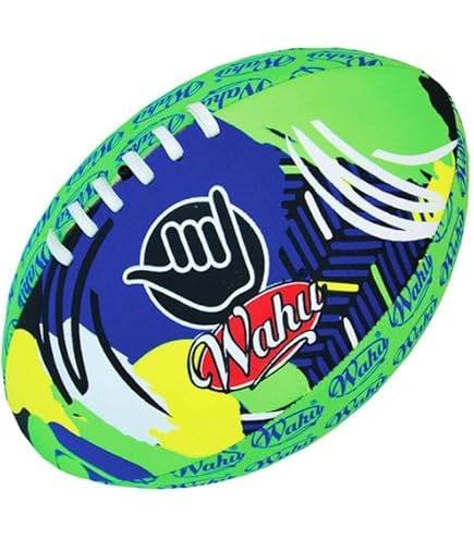 Ballon De Rugby Hy-Pro Rebound Taille 5 - Caoutchouc Synthétique, Grip Double Grain - Pour Entraînement Passes Et Maniement