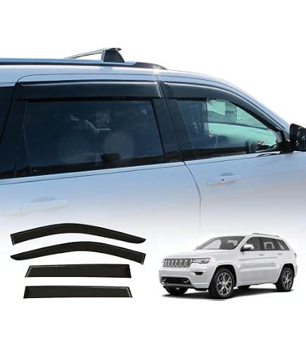 In-Channel Weather Shields For Jeep Cherokee KL (2014-2019) – Made In USA - View #4
