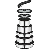 ［即購入可］サーモス 取っ手の取れるフライパン 鍋8点セット KSD-8A 取っ手のとれるフライパン8点セットDA/KSD-8A | 取っ手のとれる