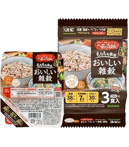 Amazon | サラヤ へるしごはん 3食 (150g×3個)×8個入 | サラヤ