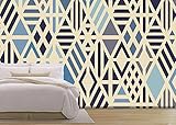 (ウォール26) wall26 自己粘着式壁紙 大型壁面シリーズ 66"x96" WMR-WP-X-C774-66x24x4