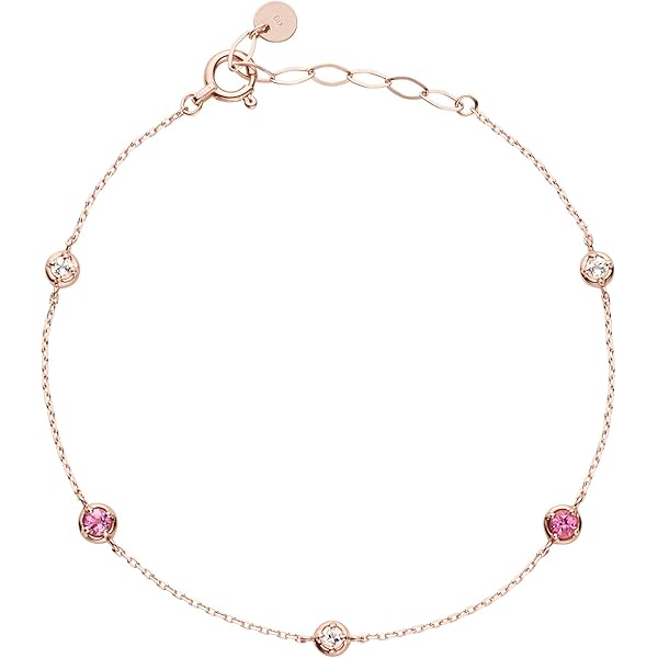 Amazon.co.jp: [ヴァンドーム青山] 【公式】 ブレスレット K10ピンク