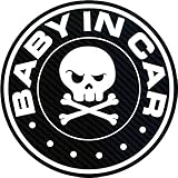 BABY IN CARマグネット（ホワイト）