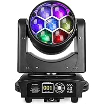 Amazon.co.jp: BETOPPER 350W移動ヘッド ライト7x40W RGBW の