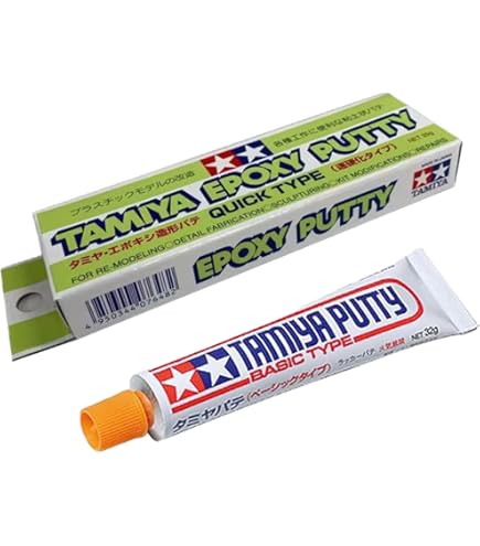 エポキシ造形パテ（速硬化タイプ）100g 8本セット Amazon | barchetta タミヤ・エポキシ造形パテ (速硬化タイプ