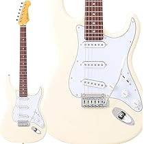 ホワイトエレキギター ハムバッカー搭載 HISTORY HST-Performance White Ivory ハムバッカー切替可能