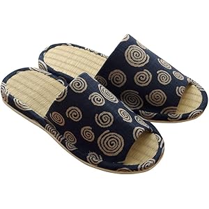 い草 スリッパ 室内 メンズ 日本製 『 い草スリッパ うず 』 L サイズ 25cm ～ 27cm 父の日 誕生日 プレゼント ギフト 消臭 #9844417