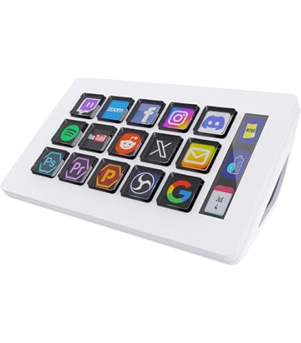 ストリームデック N4Pro カスタムキーボード 4つのノブ付き 超高速応答性能 Amazon | VSDinside Stream Dock N4 Pro ストリームデック