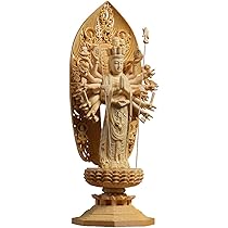 木彫仏像 千手観音 千手観世音菩薩 仏像 木彫 ヒノキ 仏像 販売 龍祥-Ryusho- | 仏像や木彫り・縁起物などの販売