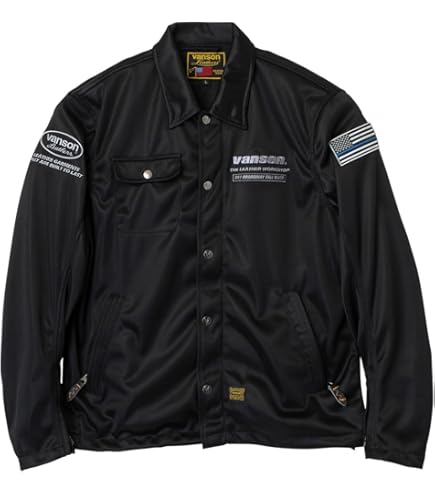 Amazon | VANSON(バンソン) メッシュジャケット BLACK/YELLOW XL