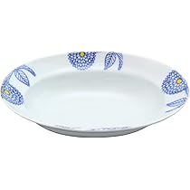 新品　波佐見焼　勲山窯　楕円　小鉢　ダリア　ライトブルー Amazon｜波佐見焼 勲山窯 ダリア 楕円鉢 (小) 青 14-005｜飯碗