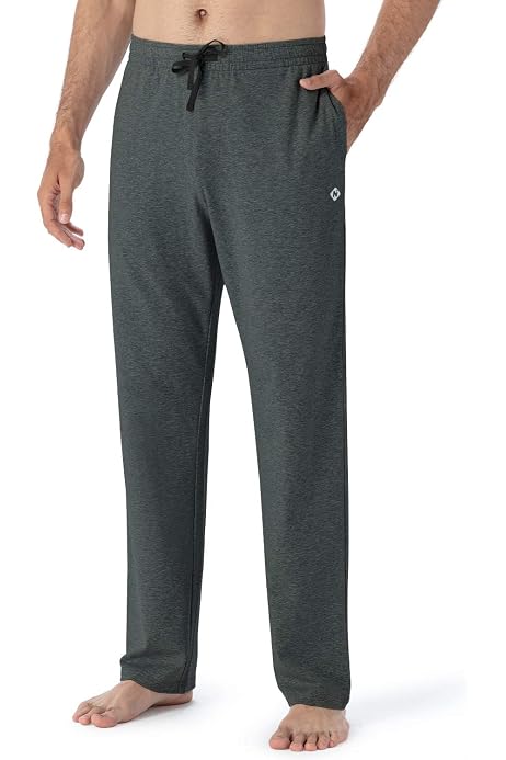 Pudolla Men's Cotton Yoga Sweatpants 
