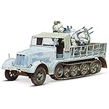 タミヤ 1/35 ミリタリーミニチュアシリーズ No.50 ドイツ陸軍 8トンハーフトラック 4連高射砲搭載 プラモデル 35050