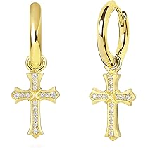 EXTRUDED CROSS DROP EARRING 十字架　ピアス EXTRUDED CROSS DROP EARRING 十字架 ピアス
