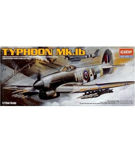 Amazon | 12462 1/72 ホーカー・タイフーン Mk.IB (航空機) プラモデル