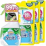 お風呂 浴室 浴槽 掃除 洗剤 スクラビングバブル 本体1本+詰め替え用3個セット 400ml+350ｍl×3個 カビも防げるバスクリーナー