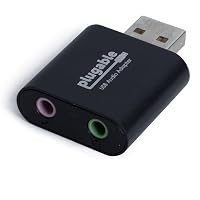USB to 3.5mm Jack Audio Adapter, Koopao 