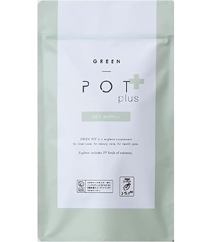 Amazon | ユーグレナ Green Pot(グリーンポット) キーサプリ【3個