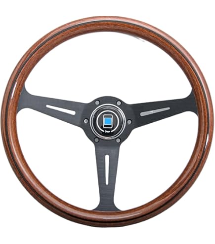 ウッドステアリング　380mm Amazon | ZS ステアリング リアルウッド ハンドル380mm 車用 交換