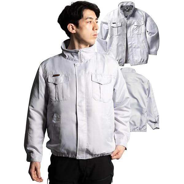 Amazon.co.jp: サンエス(SUN-S) 空調風神服 肩パッド付長袖ブルゾン 