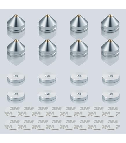 HiFi 4PCS Speaker Spike Isolation Spike Stand Foot... - Grandado