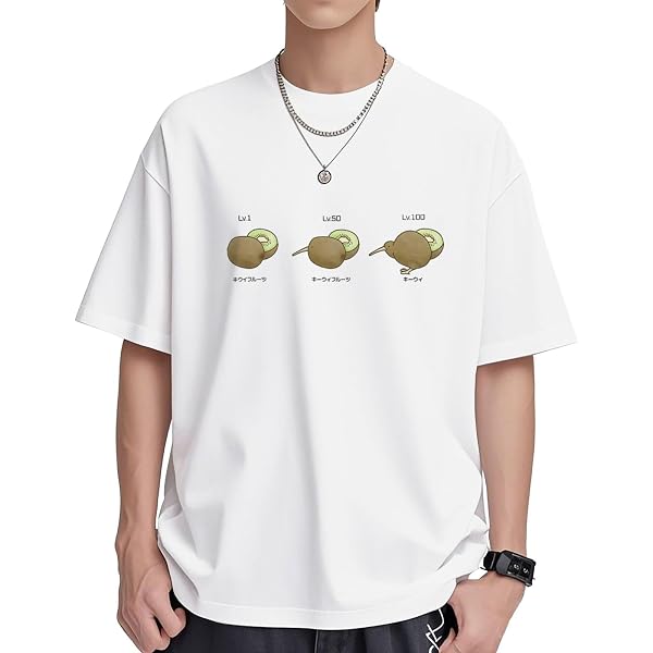 Amazon.co.jp: プ ニュズ フード総柄 Tシャツ KIWI キウイ サイズ4