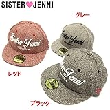 (ジェニィ)JENNI ロゴ入り ニューエラとコラボ キャップ L(55.8センチ) レッド(060)